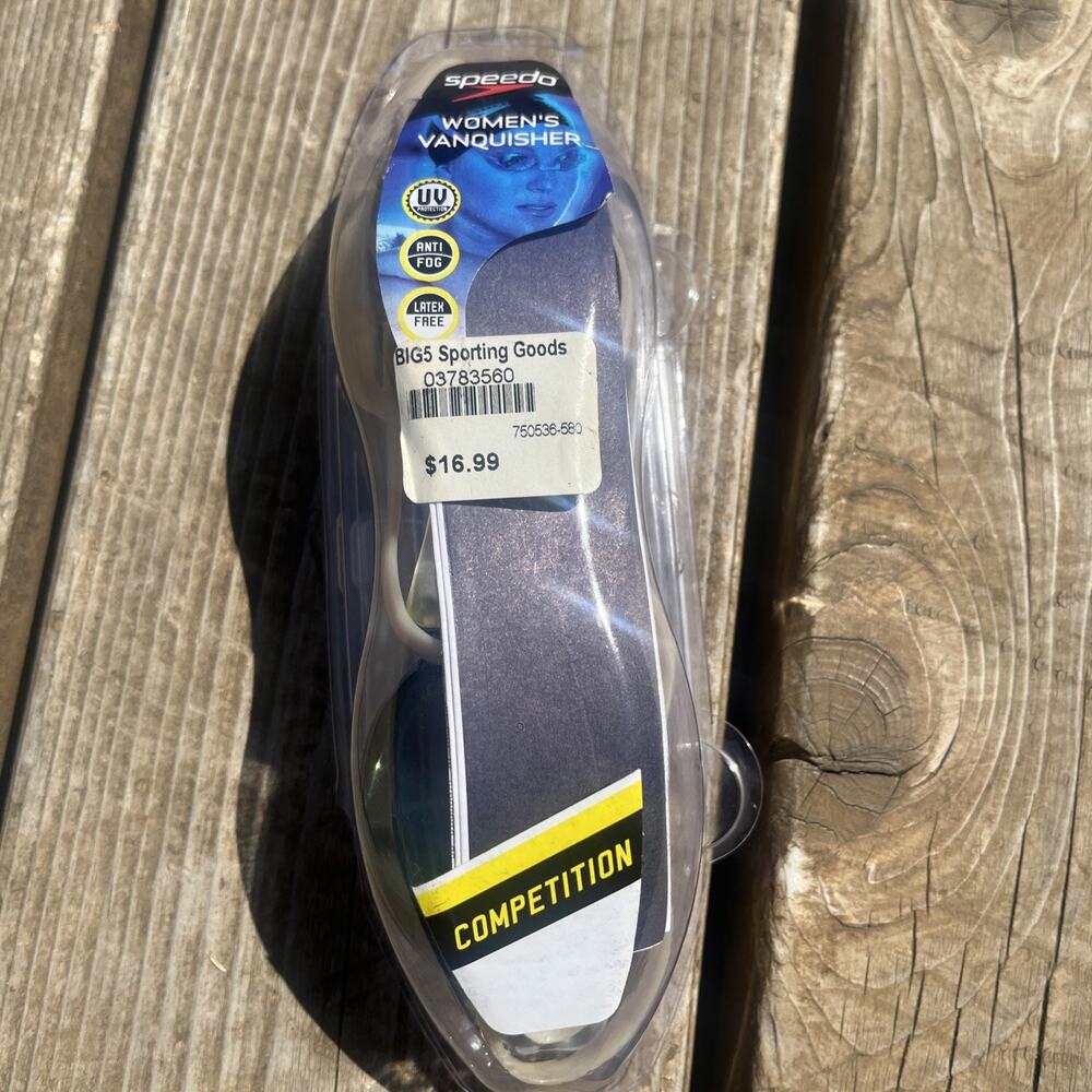 Womens Speedo Vanquisher Swimming Goggles